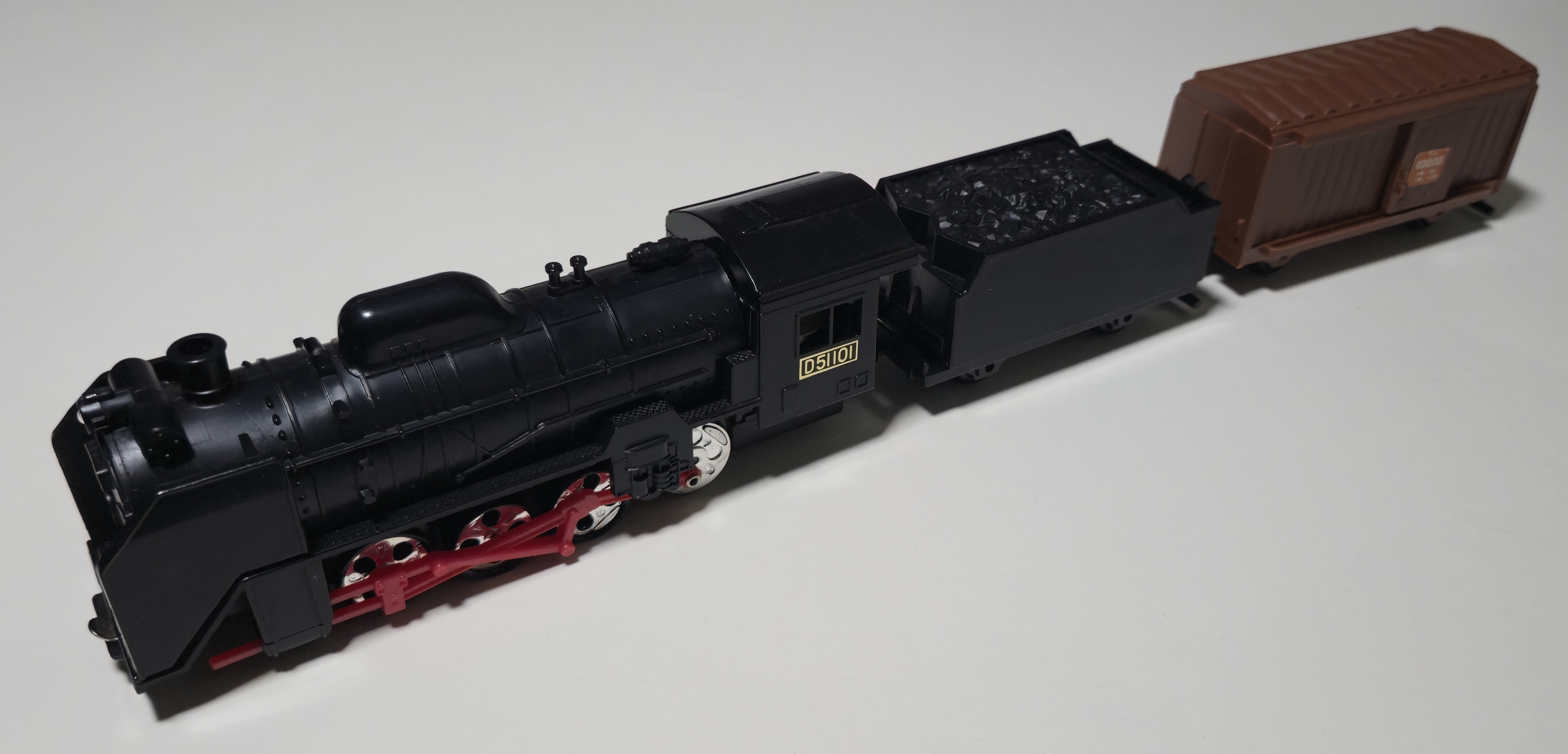 Tomy Super Rail Black D51 with Headlight Set